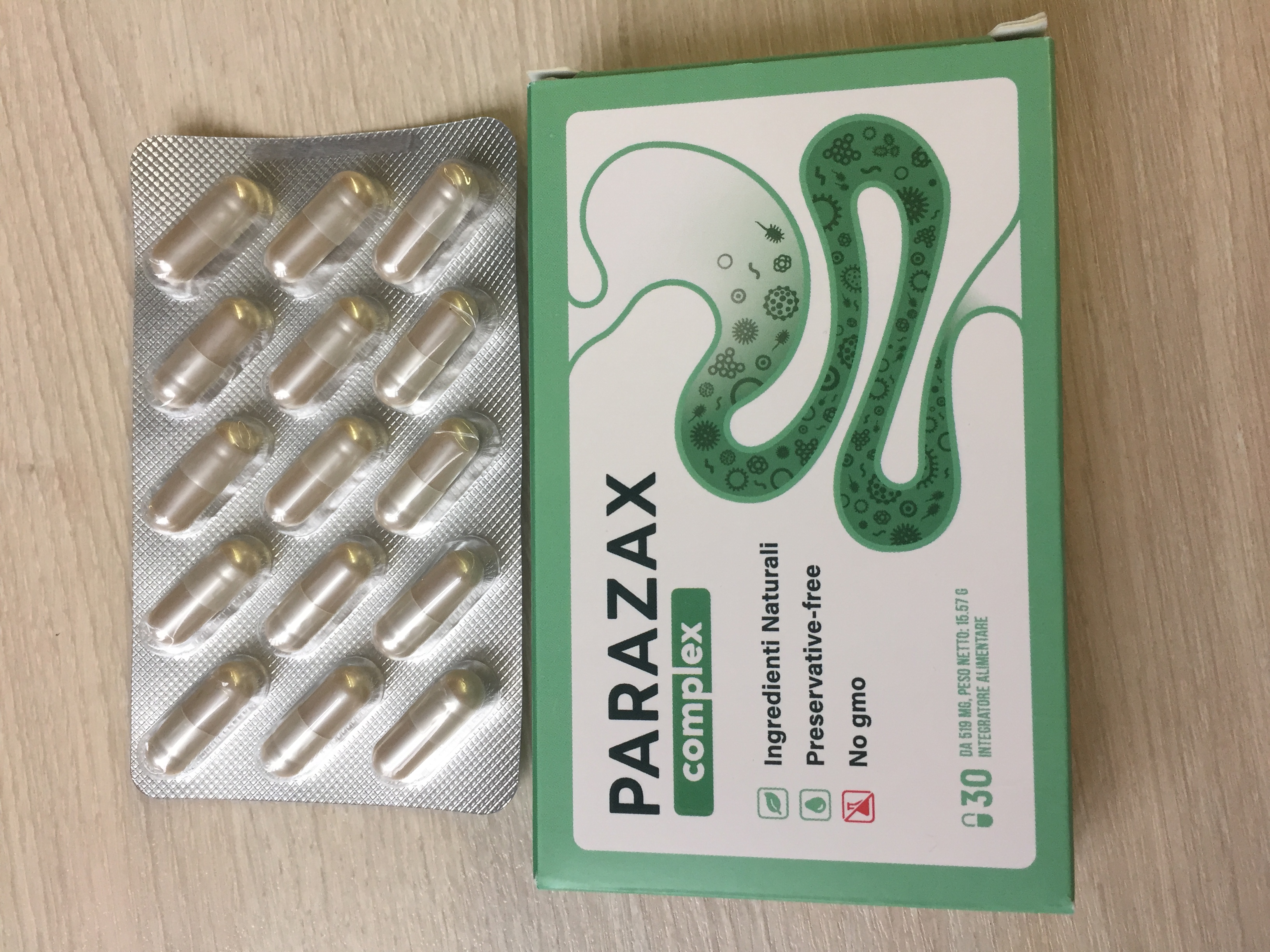 Parazax Complex ricevuto
